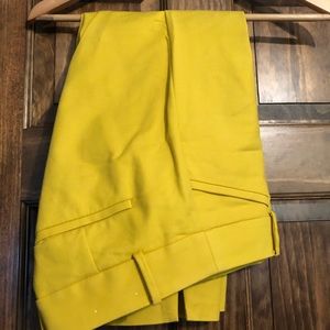 Yellow Capri pants